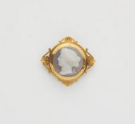 Napoléon III Kameenbrosche