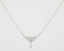 Art Déco-Collier mit Diamanten
