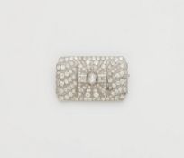 Art Déco-Brosche mit Diamanten