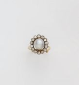 Wandel-Ring mit Orientperle