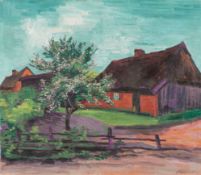 Hermann Max Pechstein, Blühender Apfelbaum