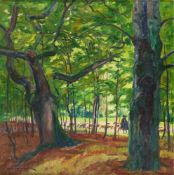 Philipp Franck, Waldlichtung mit Schafherde
