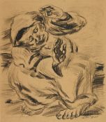 Ludwig Meidner, Hockender