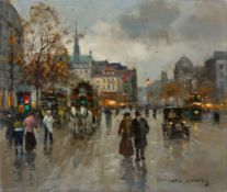 Edouard (Léon) Cortès, Paris; Place Saint-Michel