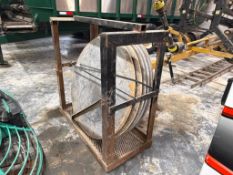 6 Power Trowel Edger Float Pans W/Cage