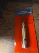 Brass Automatic Center Punch 1/2 dia, 24 Sets
