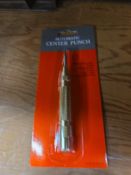 Brass Automatic Center Punch 1/2 dia, 24 Sets