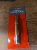 Brass Automatic Center Punch 1/2 dia, 24 Sets