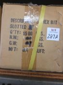 5/16 Slotted Hex Bits 1500 Pcs