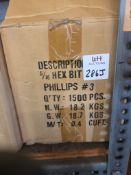 5/16 Phillips Hex Bit 1500 Pcs