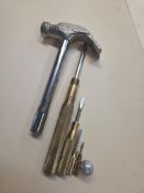Case of GAM Lancaster Pa 4 Slotted Nesting Screwdriver Hammer 25 sets