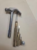 GAM Lancaster Pa 4 Slotted Nesting Screwdriver Hammer 25 Sets
