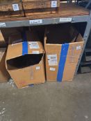 Round Plastic Packaging Tubes Top & Bottom 2 Boxes