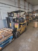 Caterpillar Fork Lift model T4DE LP gas rated for 4250 lbs