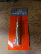 Brass Automatic Center Punch 1/2 dia, 24 Sets