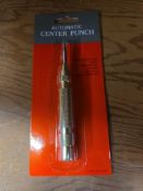 Brass Automatic Center Punch 1/2 dia, 24 Sets