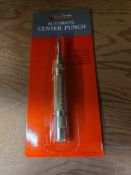 Brass Automatic Center Punch 1/2 dia, 24 Sets