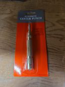Brass Automatic Center Punch 1/2 dia, 24 Sets