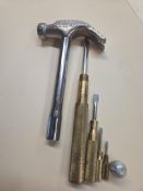 Case of GAM Lancaster Pa 4 Slotted Nesting Screwdriver Hammer 25 sets
