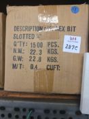 5/16 Slotted Hex Bits 1500 Pcs