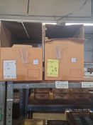 Square Plastic Packaging Tubes Top & Bottom 2 Boxes