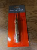 Brass Automatic Center Punch 1/2 dia, 24 Sets