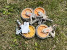 Set of 4 Scaffold Casters
