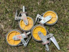 Set of 4 Scaffold Casters