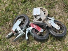 Set of 4 Scaffold Casters