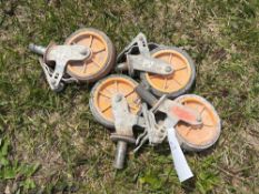 Set of 4 Scaffold Casters