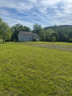 3.36 ACRES W/ STREAM & CHURCH BUILDING