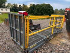 Metalum 12 ft Work Platform w/ fold out wings