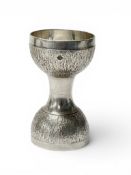 An Asprey & Co Silver Double Spirit Measure. Attributed to Christopher Lawrence. C.1973. 68.5g. 7.