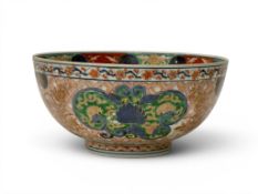 A Chinese Imari Bowl. Qianlong (1735-1796) 18th Century. 21x10.2cm.