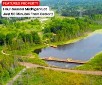 Four-Season Michigan Lot Just 50 Minutes From Detroit!