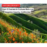 Own 2.5 acres in Culture Rich Los Angeles County, California!