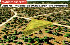 Create Your Private Retreat on Over an Acre in Northern California!