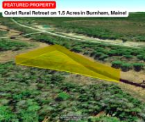 Quiet Rural Retreat on 1.5 Acres in Burnham, Maine!