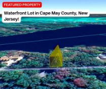 Waterfront Lot in Cape May County, New Jersey!