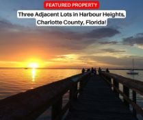 Three Adjacent Lots in Harbour Heights, Charlotte County, Florida!