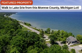 Walking Distance to Great Lake Erie in La Salle, Michigan!