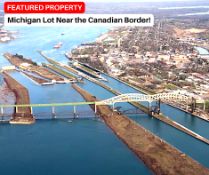 Discounted Lot & A View of Canada!