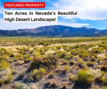 Ten Acres in Nevada's Beautiful High Desert Landscape!