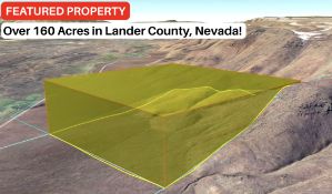 Over 160 Acres in Lander County, Nevada! BIDDING IS PER ACRE!