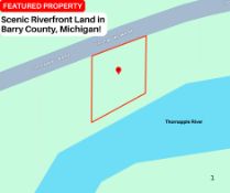 Scenic Riverfront Land in Barry County, Michigan!