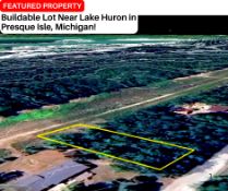 Buildable Lot Near Lake Huron in Presque Isle, Michigan!