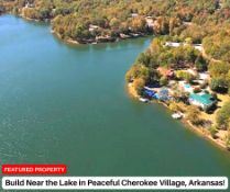 Build Near the Lake in Peaceful Cherokee Village, Arkansas!