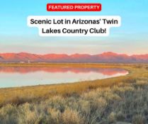Scenic Lot in Arizonas' Twin Lakes Country Club!