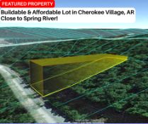 Buildable & Affordable Lot in Cherokee Village, AR Close to Spring River!