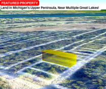 Land in Michigan's Upper Peninsula, Near Multiple Great Lakes!